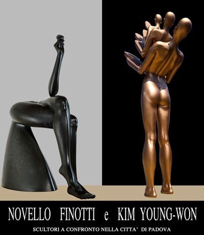 Novello Finotti  / Kim Young – Won –  Scultori a confronto nella Città di Padova