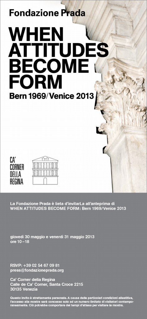 When Attitudes Become Form: Bern 1969/Venice 2013https://www.exibart.com/repository/media/eventi/2013/05/when-attitudes-become-form-bern-1969venice-2013.jpg