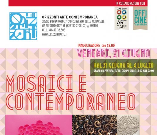 Claudio Cusatelli / Miki Carone / Maria Grazia Carriero – Mosaici e Contemporaneo