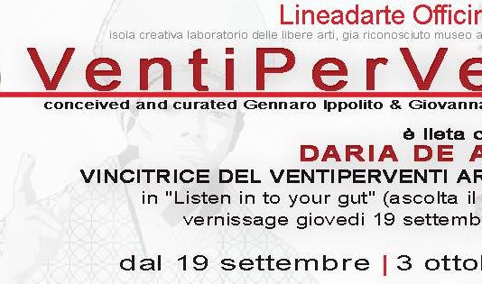 Daria De Angelis – Listen in to your gut – ascolta il tuo stomaco