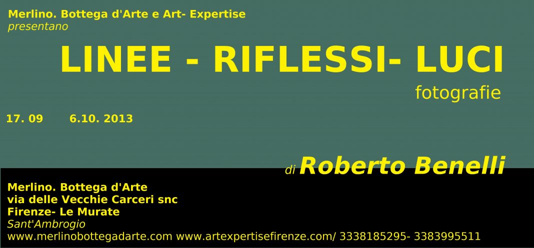 Roberto Benelli – Linee- Riflessi- Lucihttps://www.exibart.com/repository/media/eventi/2013/09/roberto-benelli-8211-linee-riflessi-luci-1068x497.jpg