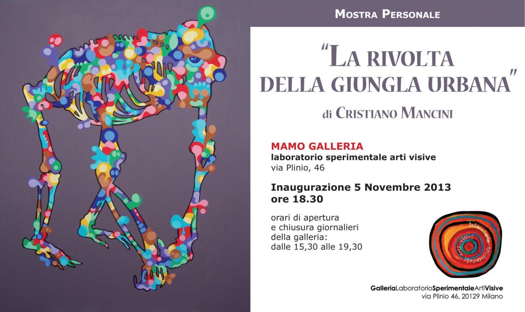 Cristiano Mancini – La rivolta della giungla urbanahttps://www.exibart.com/repository/media/eventi/2013/10/cristiano-mancini-8211-la-rivolta-della-giungla-urbana-1068x635.jpg