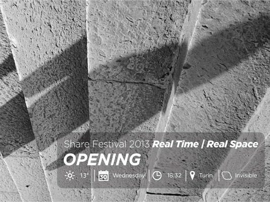 Share Festival 2013: REAL TIME | REAL SPACE