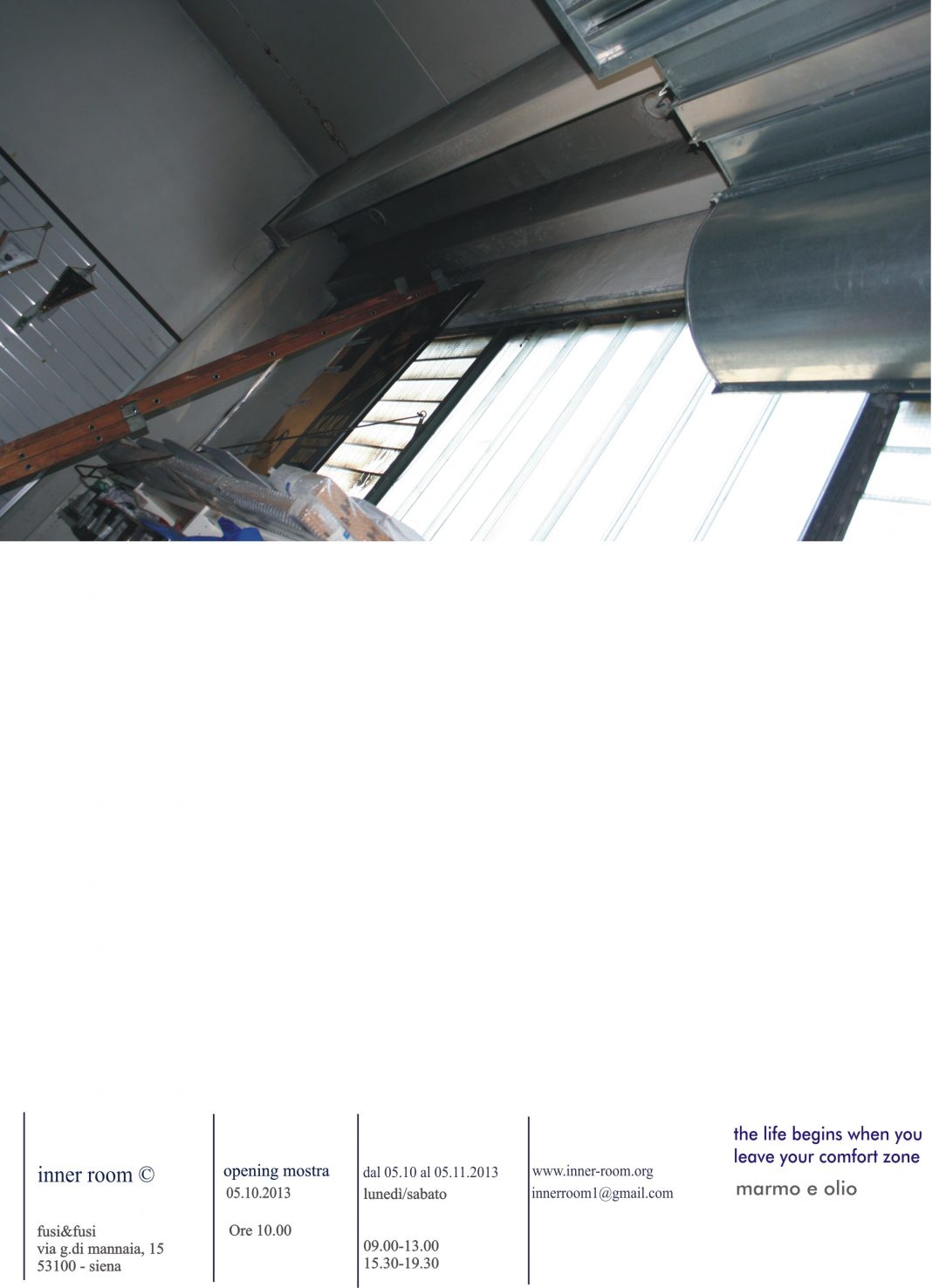 The life begins when you leave your comfort zonehttps://www.exibart.com/repository/media/eventi/2013/10/the-life-begins-when-you-leave-your-comfort-zone-1068x1476.jpg