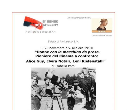 Donne “con la macchina da presa”. Pioniere del Cinema a confronto: Alice Guy, Elvira Notari, Leni Riefenstahl