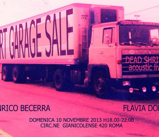 Enrico Becerra / Flavia Dodi – Art garage sale
