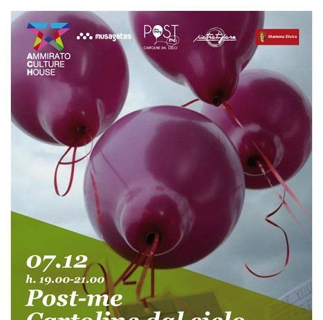 Claire Goseling – Post me: cartoline dal cielo – Postcard baloons 9: today or the future