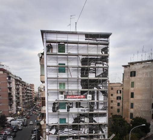 INAUGURAZIONE DEL MAXI MURALES DI STEN & LEX