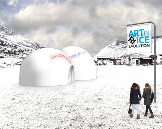 Michelangelo Pistoletto – Art in Ice Ri-evolution Michelangelo Pistoletto – Art in Ice Ri-evolution