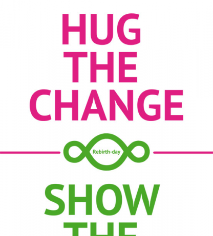 Michelangelo Pistoletto – Hug the change, show the flag | Terzo Paradiso | Rebirthday