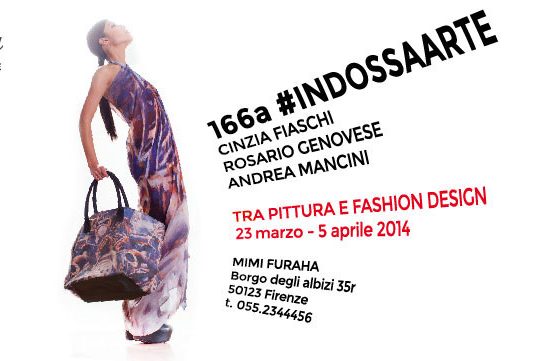 #Indossaarte: Cinzia Fiaschi, Rosario Genovese e Andrea Mancini tra pittura e fashion design.