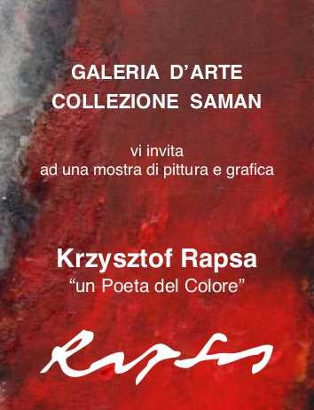 Krzysztof Rapsa  – Un poeta del Colore