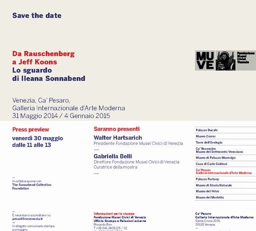 Da Rauschenberg a Jeff Koons Lo sguardo di Ileana Sonnabend