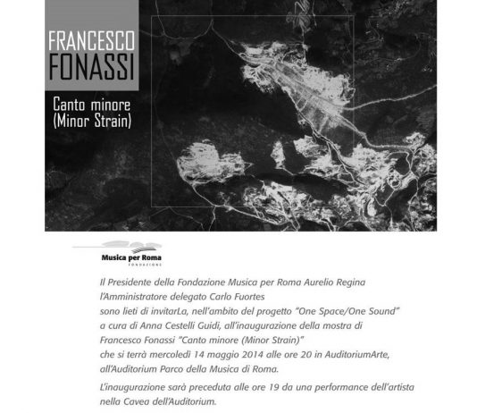 Francesco Fonassi – Canto minore (Minor Strain)