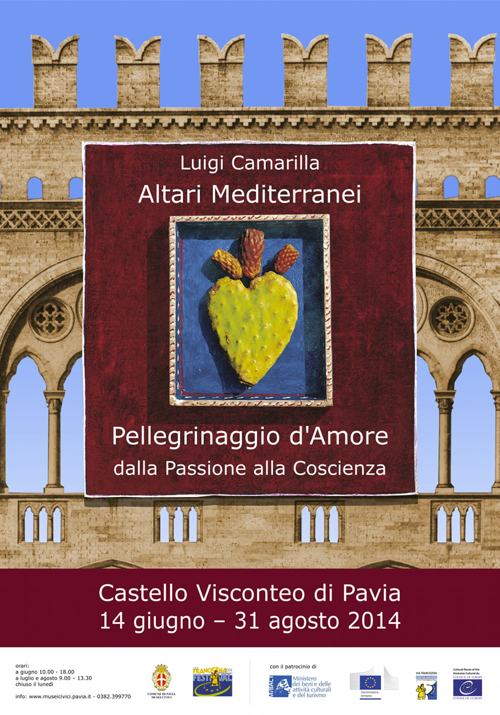 Luigi Camarilla – Altari mediterranei. Pellegrinaggio d’Amore dalla Passione alla Coscienzahttps://www.exibart.com/repository/media/eventi/2014/06/luigi-camarilla-8211-altari-mediterranei.-pellegrinaggio-d’amore-dalla-passione-alla-coscienza.jpg