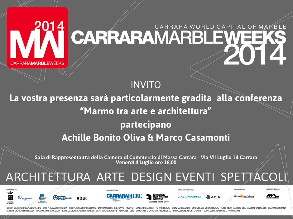 Achille Bonito Oliva / Marco Casamonti – Il marmo tra arte e architetturahttps://www.exibart.com/repository/media/eventi/2014/07/achille-bonito-oliva-marco-casamonti-8211-il-marmo-tra-arte-e-architettura-3.png