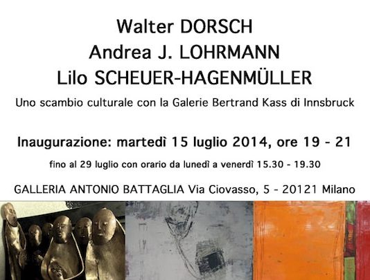 Uno scambio culturale con la Galerie Bertrand Kass di Innsbruck