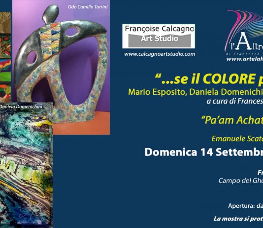 Se il colore prende forma. Tre artisti a confronto
