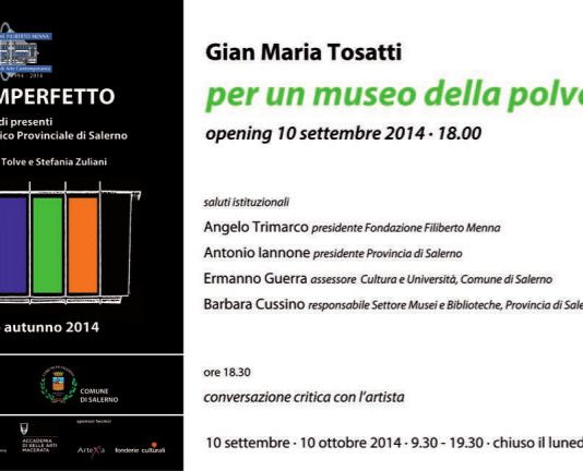 Tempo Imperfetto#4 – PER UN MUSEO DELLA POLVERE / Gian Maria Tosatti