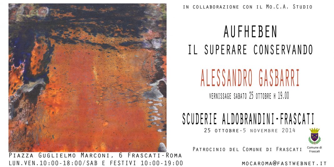 Alessandro Gasbarri  – Aufheben, il superare conservandohttps://www.exibart.com/repository/media/eventi/2014/10/alessandro-gasbarri-8211-aufheben-il-superare-conservando-1068x534.jpg