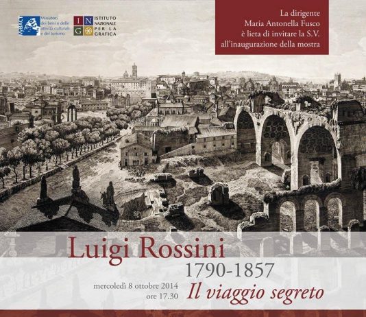 Luigi Rossini (1790 – 1857) incisore.  Il viaggio segreto