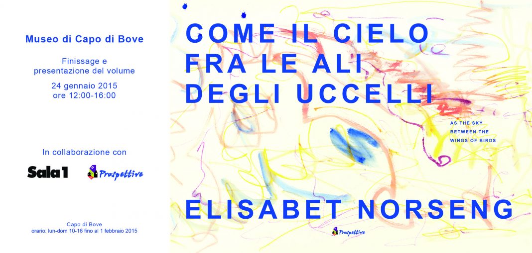 Elisabet Norseng – Presentazione libro d’artista: Come il cielo tra le agli degli uccellihttps://www.exibart.com/repository/media/eventi/2015/01/elisabet-norseng-8211-presentazione-libro-d8217artista-come-il-cielo-tra-le-agli-degli-uccelli-1068x509.jpg