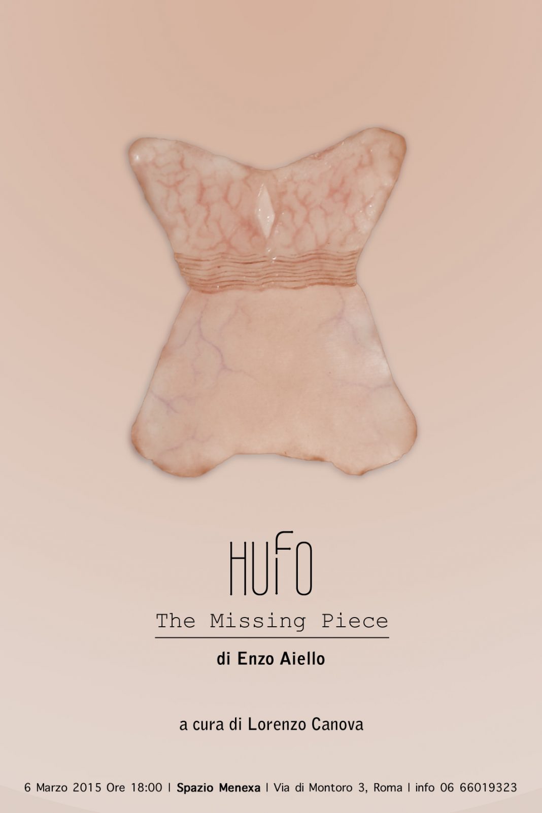 Enzo Aiello – Hufo. The missing piecehttps://www.exibart.com/repository/media/eventi/2015/02/enzo-aiello-8211-hufo.-the-missing-piece-1068x1602.jpg