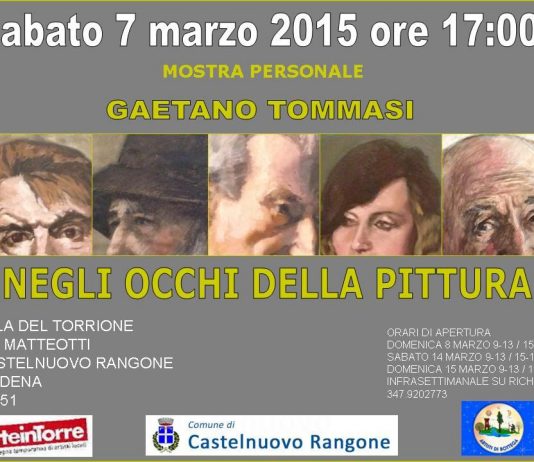 Gaetano Tommasi – Negli occhi della Pittura