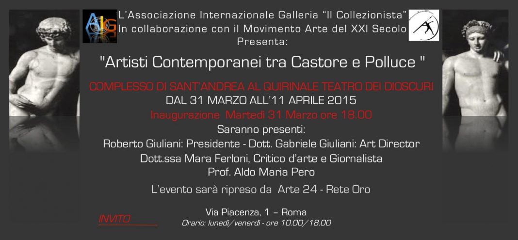 Artisti Contemporanei tra Castore e Pollucehttps://www.exibart.com/repository/media/eventi/2015/03/artisti-contemporanei-tra-castore-e-polluce-1068x495.jpg