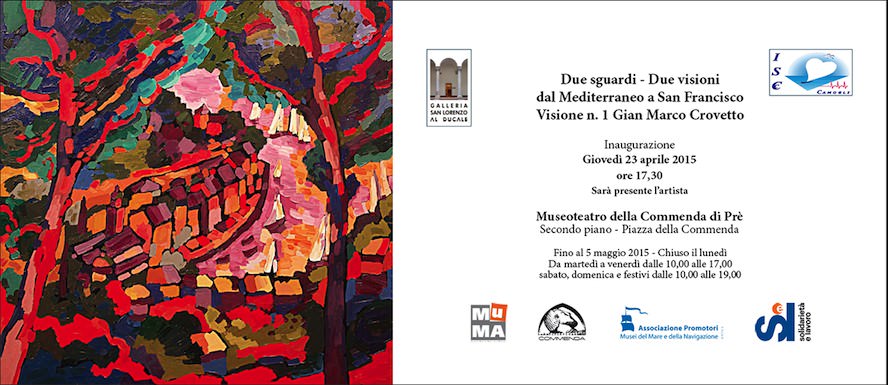 Due sguardi due visioni dal Mediterraneo a San Francisco. Visione n.1 Gian Marco Crovettohttps://www.exibart.com/repository/media/eventi/2015/04/due-sguardi-due-visioni-dal-mediterraneo-a-san-francisco.-visione-n.1-gian-marco-crovetto.jpg