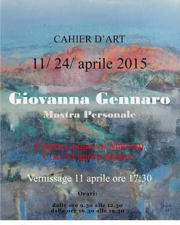 Giovanna Gennaro – Cahiers d’art