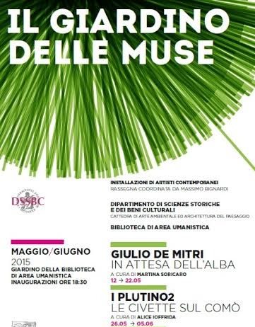 Il Giardino delle Muse: Giulio De Mitri – In attesa dell’alba Il Giardino delle Muse: Giulio De Mitri – In attesa dell’alba