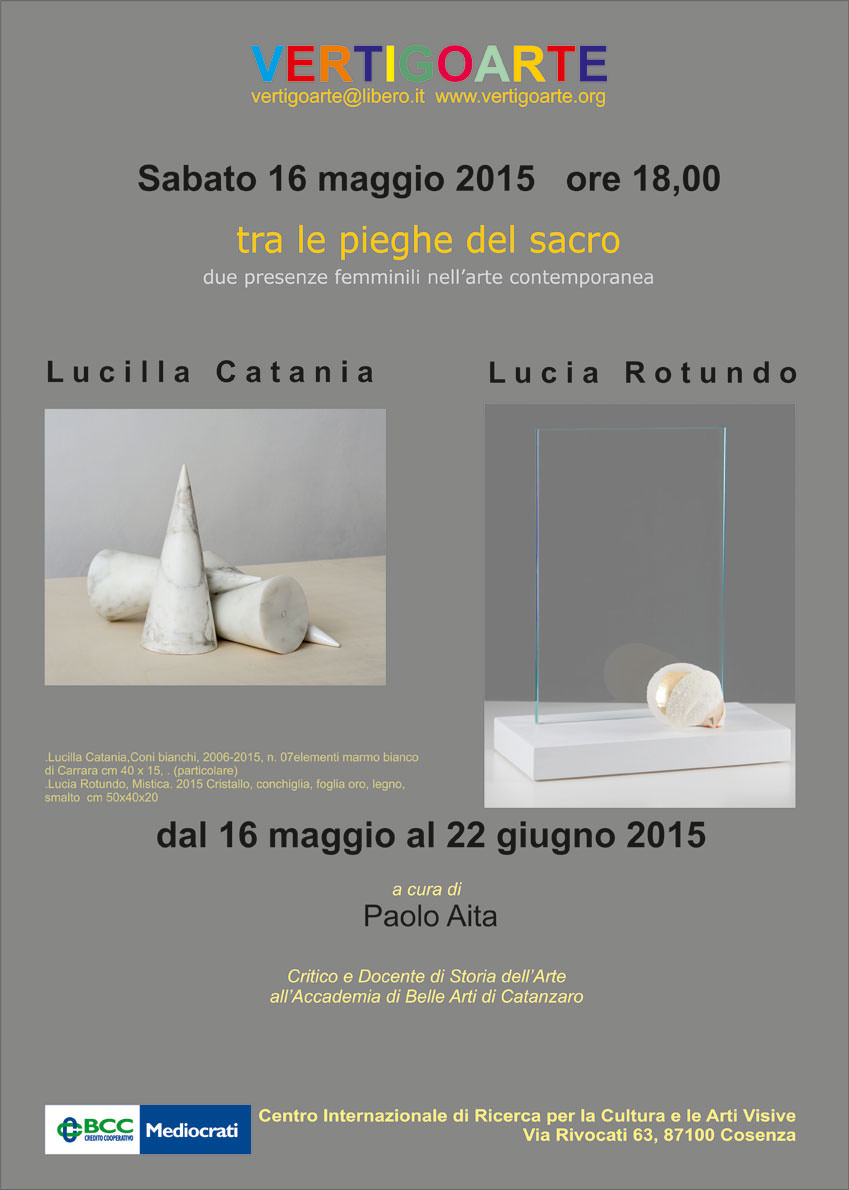 Lucilla Catania / Lucia Rotundo – Tra le pieghe del sacro. Due presenze femminili nell’arte contemporaneahttps://www.exibart.com/repository/media/eventi/2015/05/lucilla-catania-lucia-rotundo-8211-tra-le-pieghe-del-sacro.-due-presenze-femminili-nell8217arte-contemporanea-1.jpg