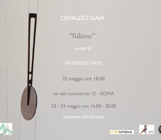 Rilievo. Incontro con l’artista Osvaldo Gaia