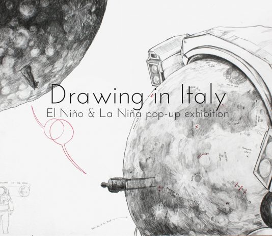 Drawing in Italy. El Niño e la Niña