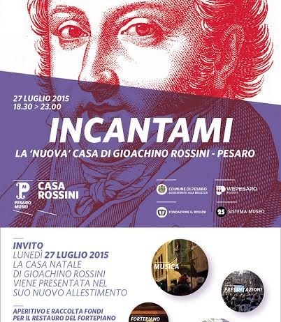Inaugurazione della nuova Casa Rossini