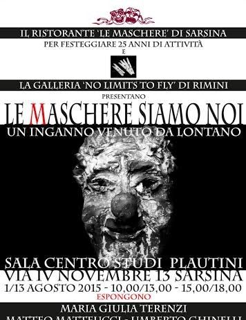 Le maschere siamo noi. Un inganno venuto da lontano