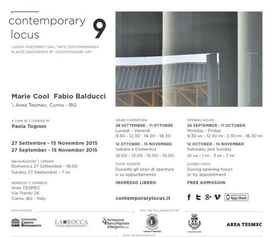 Contemporary locus 9: Marie Cool / Fabio Balducci
