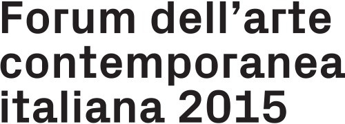 Forum dell’Arte Contemporanea 2015