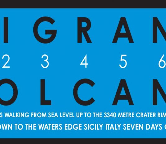 Hamish Fulton – Migrant volcano