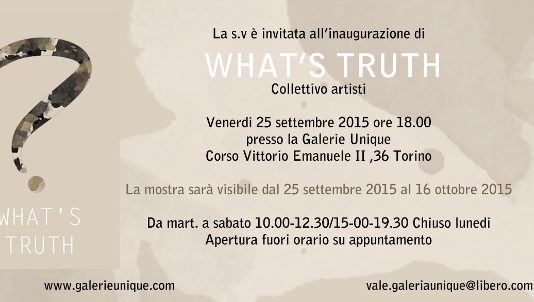 What’s Truth What’s Truth