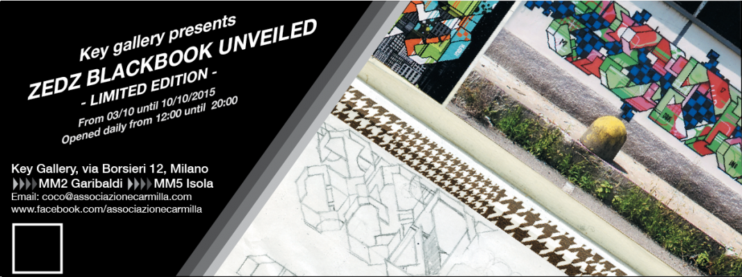 ZedZ- Blackbook Unveiledhttps://www.exibart.com/repository/media/eventi/2015/09/zedz-blackbook-unveiled-1068x400.png