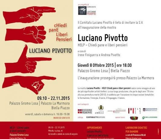 Luciano Pivotto – HELP. Chiedi pane e liberi pensieri