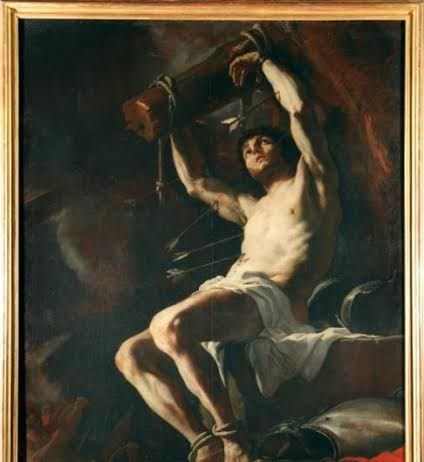 Mattia Preti dipinge San Sebastiano