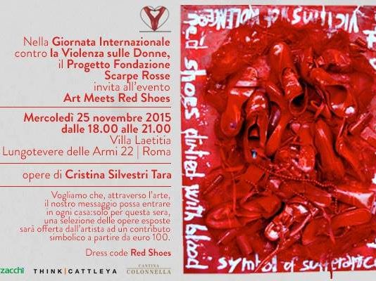 Art meets Red Shoes