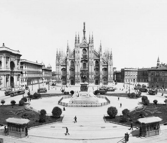 Giovanni Negri a Milano. Immagini storiche del Novecento