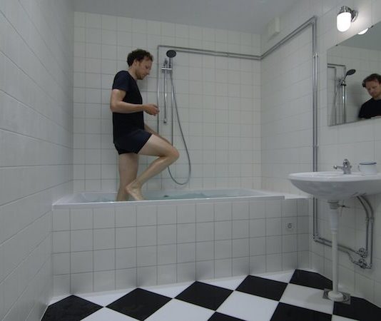 Guido van der Werve – Nummer zeventien  killing time attempt one: from the deepest ocean to the highest mountain