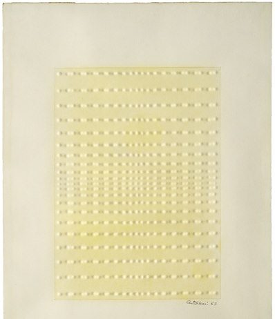 Enrico Castellani – Opere su carta