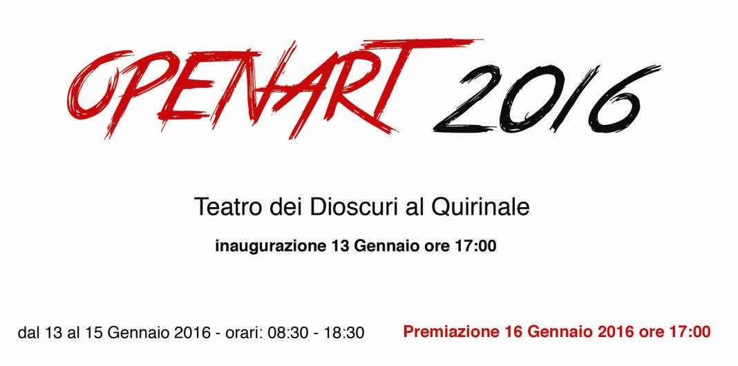 XIII edizione premio OpenArt 2016https://www.exibart.com/repository/media/eventi/2016/01/xiii-edizione-premio-openart-2016-1068x530.jpg