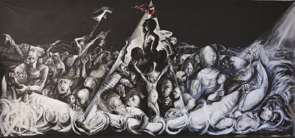 Lorenzo D’Andrea – La Zattera dei Migrantihttps://www.exibart.com/repository/media/eventi/2016/02/lorenzo-d’andrea-8211-la-zattera-dei-migranti.jpg